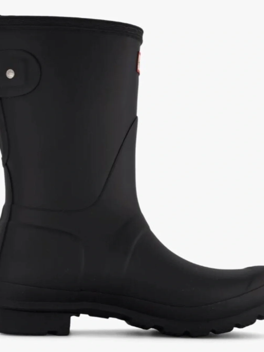 New Hunter WFS1013RMA Women Original Short Back Adjustable Black Boots Mid Calf